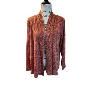 Simonton Says by George Simonton Metallic Paisley Open Top Size Large